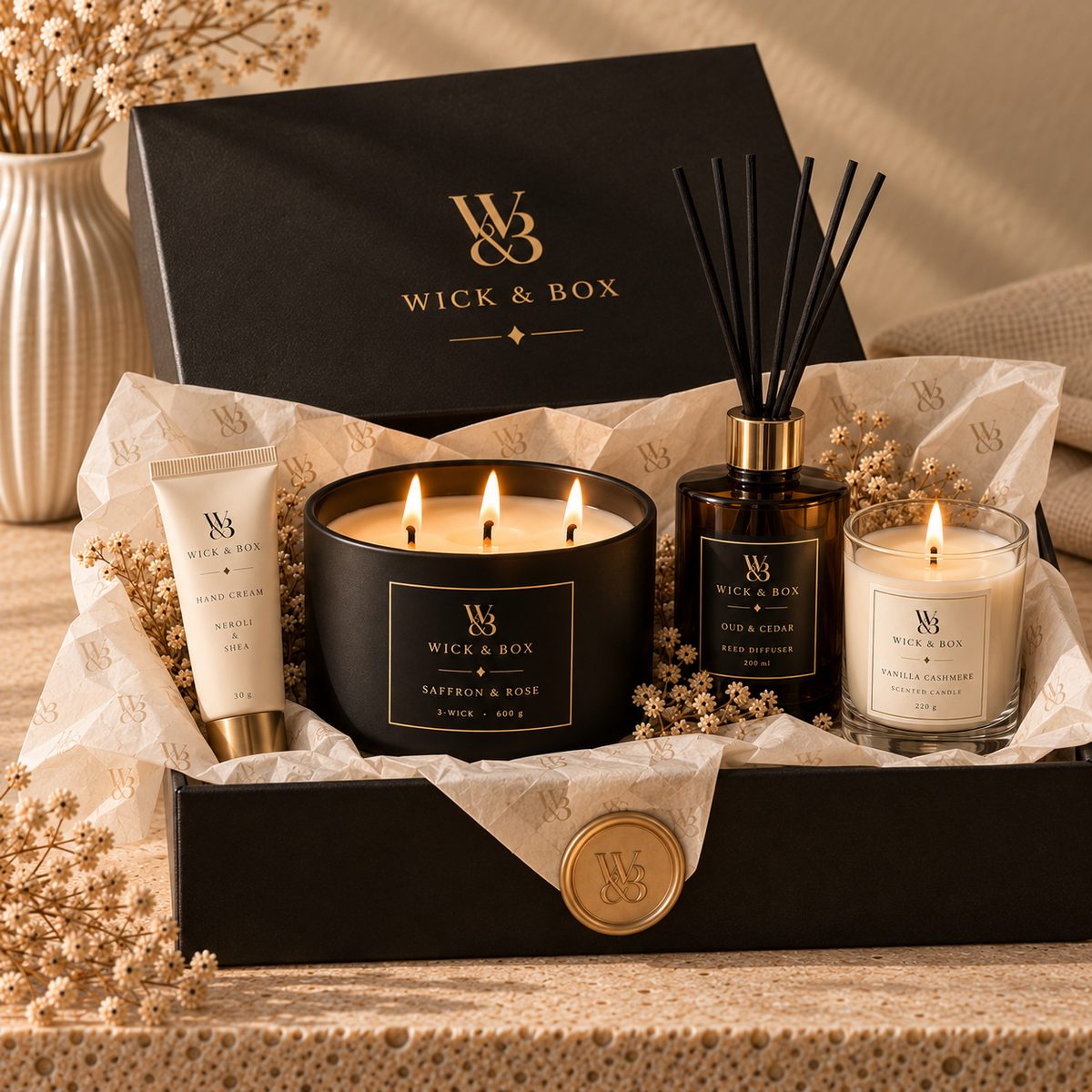 The Grand Hamper by Wick & Box
