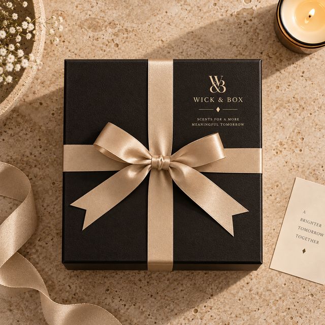 Ribboned gift box